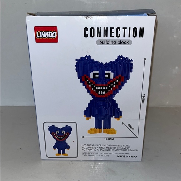 Linkgo Blue Building Block Set